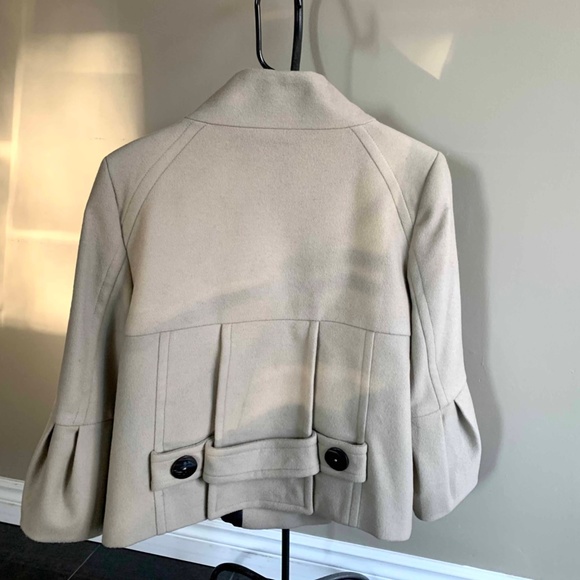 Brand new - ZARA beige wool double breast jacket - Picture 3 of 13